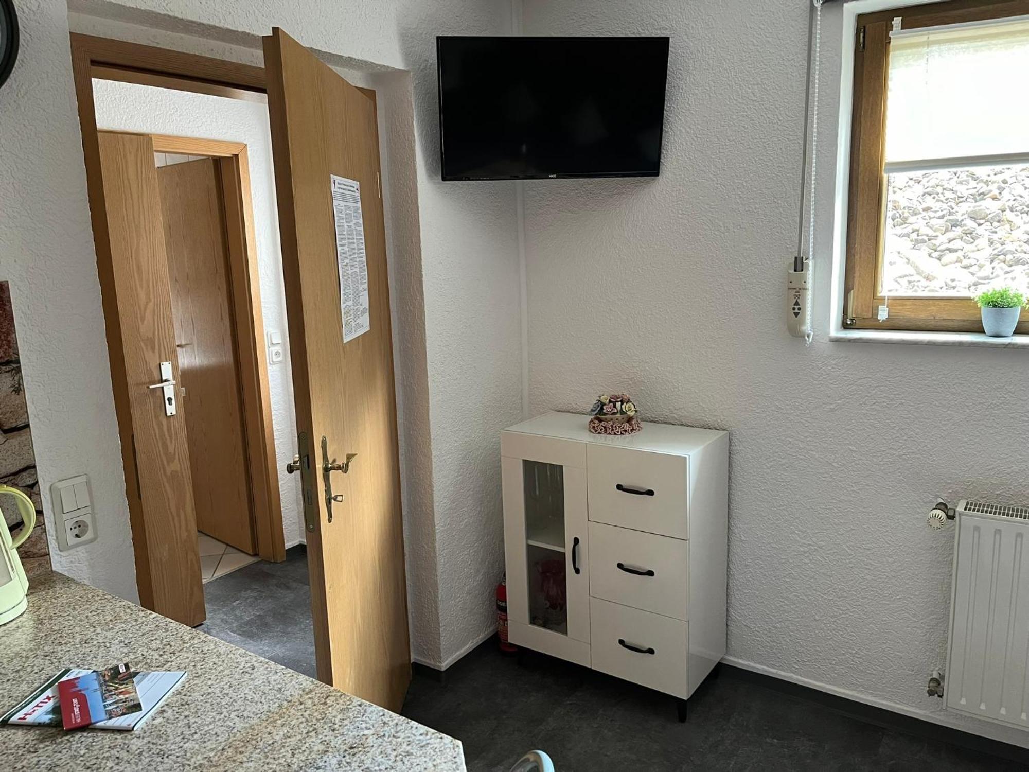 Ferienwohnung Hoppelnase Mit Eigener Sauna Langenstein エクステリア 写真