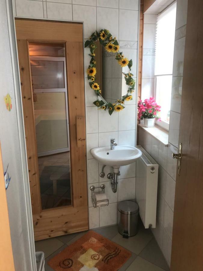 Ferienwohnung Hoppelnase Mit Eigener Sauna Langenstein エクステリア 写真