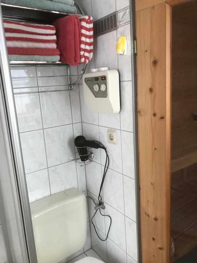 Ferienwohnung Hoppelnase Mit Eigener Sauna Langenstein エクステリア 写真