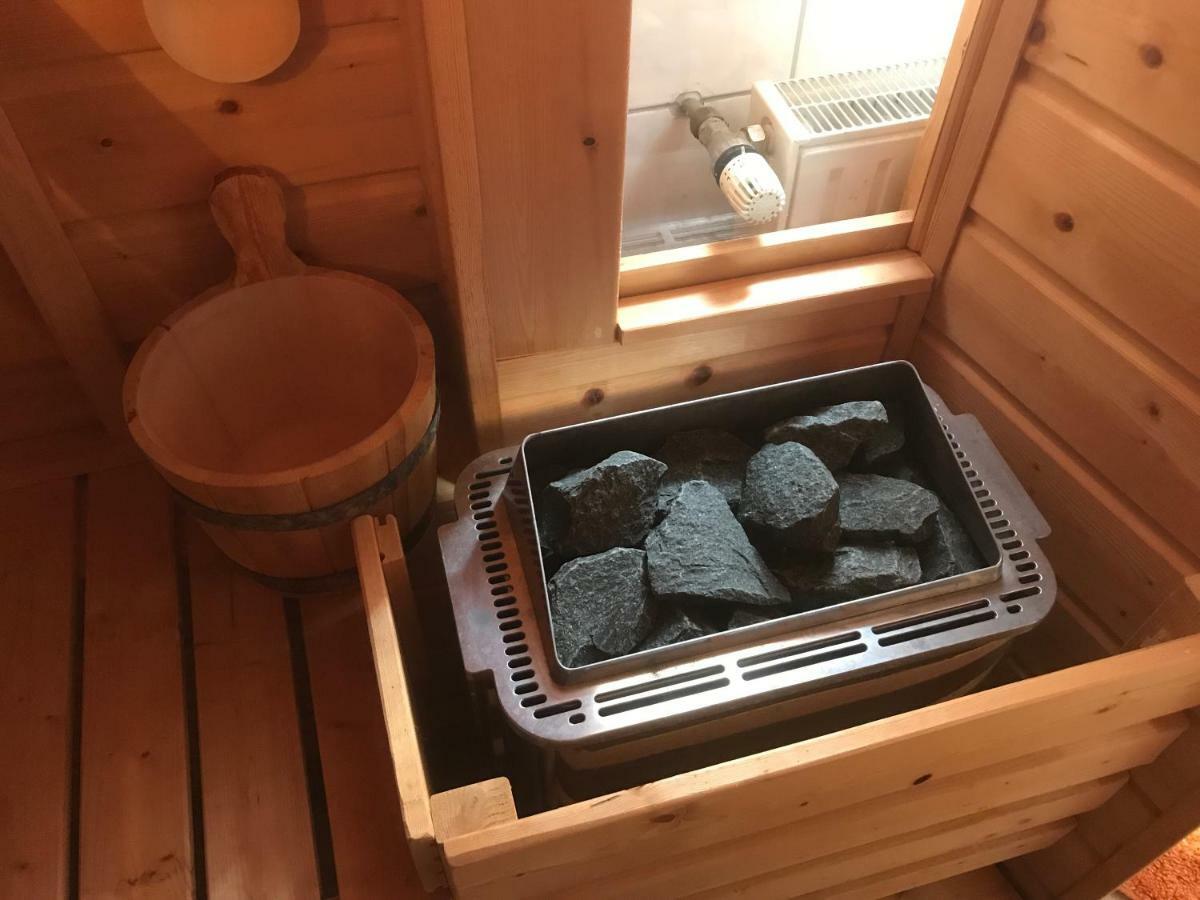 Ferienwohnung Hoppelnase Mit Eigener Sauna Langenstein エクステリア 写真